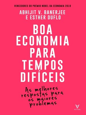 cover image of Boa Economia para Tempos Difíceis